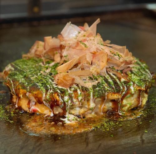 Discerning iron plate okonomiyaki