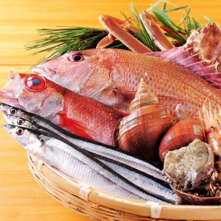 [贅沢コース]豪華！海鮮ガンガン焼きと季節野菜等 全8品 生ビール付き2H飲放付7,500円
