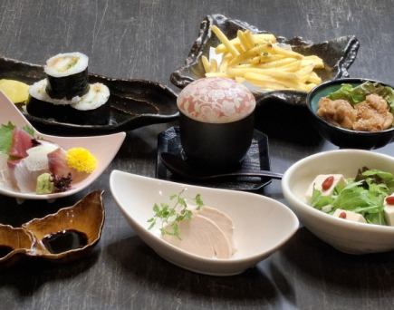 にぎわい大皿　　　　2900円【90分or120分飲み放題付き＋1700円～】