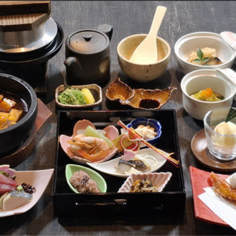 会席「結」デザート付コース4500円(税込)【飲み放題付：90分+1700円(税込),120分+2200円(税込)】