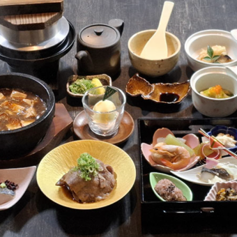 会席「結」松阪牛付きコース6600円(税込)【飲み放題付：90分+1700円(税込),120分+2200円(税込)】