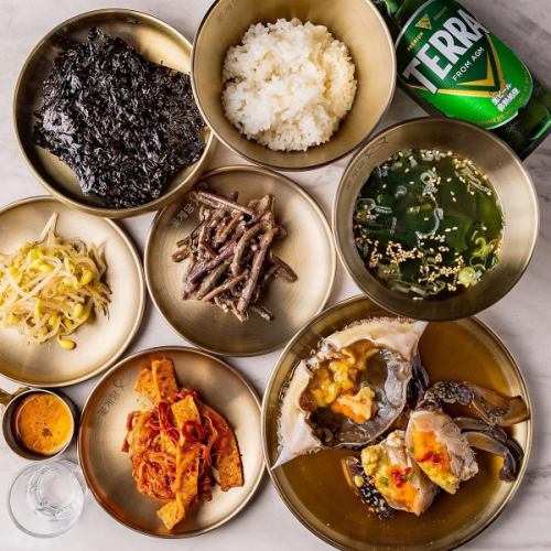 Soy sauce and jelly set meal