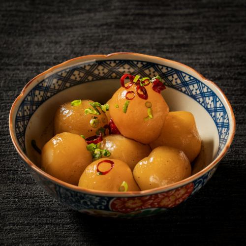 玉こんにゃくのピリ辛炒め