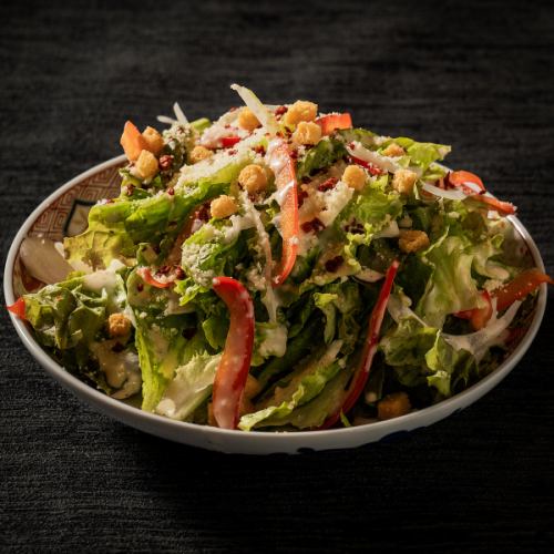 彩り野菜のシーザーサラダ