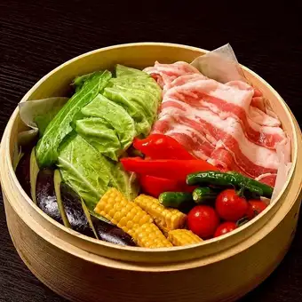 夏季限定♪【涼コース】 夏野菜のせいろ蒸しやうなぎの土鍋ご飯など 全8品