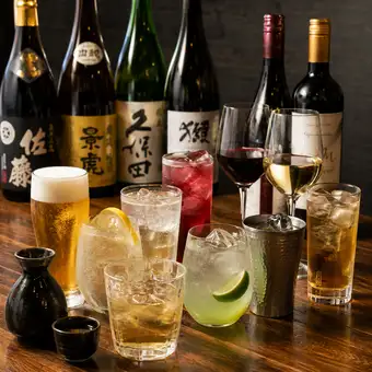【日~木限定】47都道府県の地酒 時間無制限飲み放題 3,980円【ぽんしゅプレミアムロング】