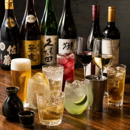 【日本酒＋定番ドリンク】120分飲み放題 1,980円～【ぽんしゅライト／ぽんしゅプレミアム】