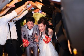 [For receptions◎] HAPPY WEDDING★Reception plan ⇒ [Happy special benefits] + [This month's premier benefits] / 7,000 yen ~ 12,000 yen