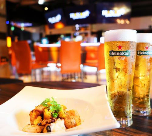 Beer from 12 countries around the world, especially Heineken EXcold, is noteworthy ◎