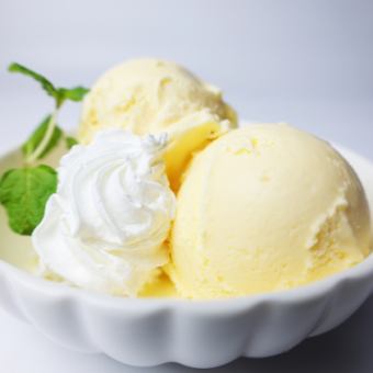 Premium vanilla ice cream