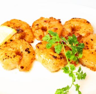 Garlic shrimp with herb shrimp