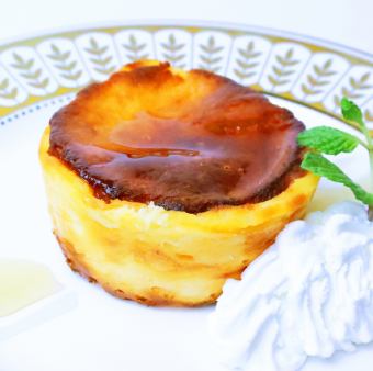 Aged honey basque cheesecake
