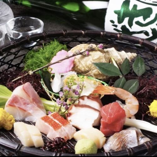 一名様分の刺身盛り