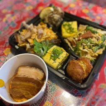〈仅限外带〉冲绳人气料理“新冠灾害支援价”2人份♪ 6道菜 1,980日元