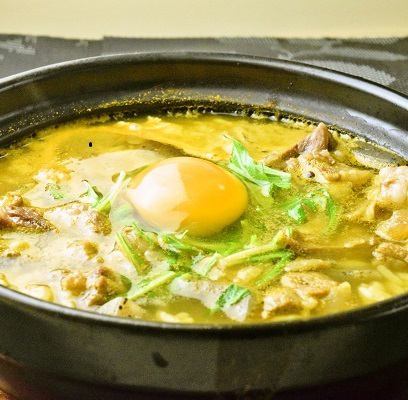 [Beef tendon curry rice porridge]