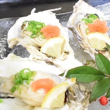 Vinegared oysters