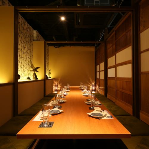 Private rooms can be guided from 2 to 80 people ♪