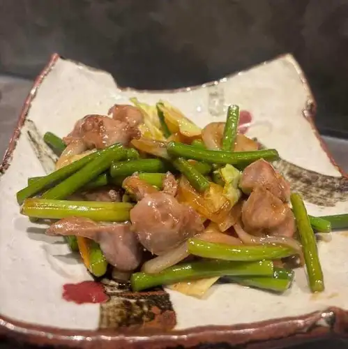 【コリコリ食感】砂ズリとにんにく芽の炒め物♪