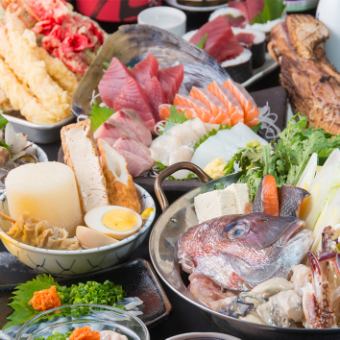 ブリしゃぶ鍋コース+2時間飲み放題付　6000円(税込)