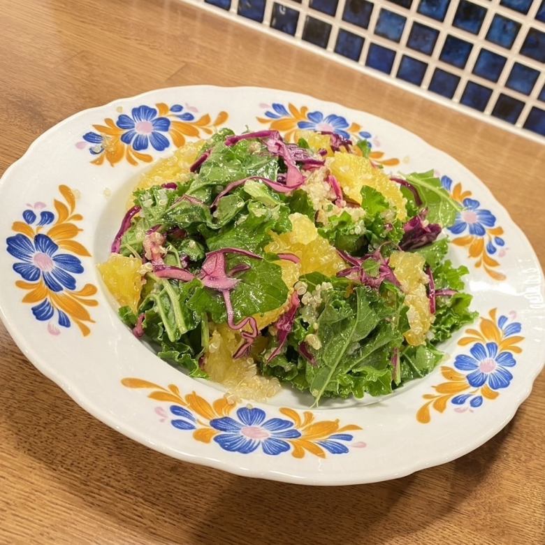 Kale and quinoa salad