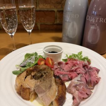 【クリスマスコース】24日25日限定!前菜やお肉料理など全7品 3500円(税込)