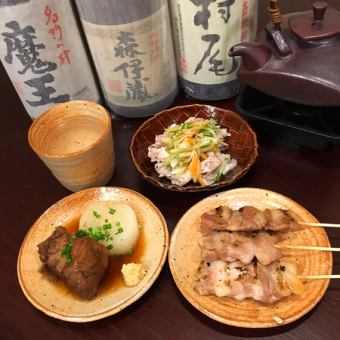 Enjoy Saigo-san's favorite tonkotsu☆Includes 1 draft beer or 1 glass of shochu [Saigodon set] 2400 yen