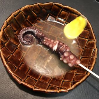 Octopus skewer