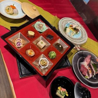 ☆经济产业大臣奖☆【首里城修复日式琉球怀石料理】共10道菜,每人12000日元(含税)