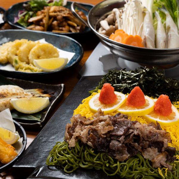 An izakaya where you can enjoy local cuisine from Shimonoseki, Yamaguchi! We also offer specialties such as our specialty "Kawara Soba"♪
