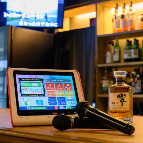 店内でカラオケ歌えます◎