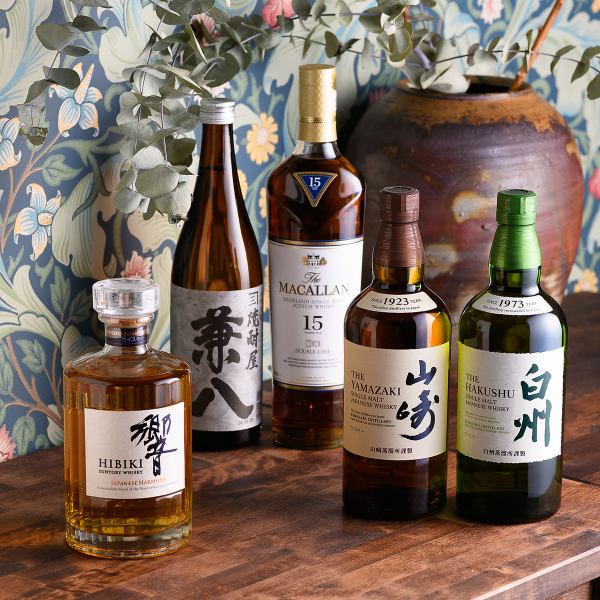 【ボトルキープ制◎】豊富なお酒の中から好きなお酒を好きな時に楽しめる♪