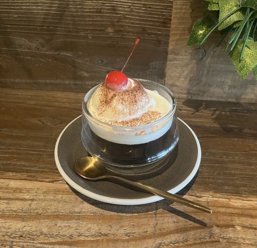 咖啡店里的咖啡果冻