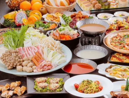 【12/6~3/1】土,日,祝日◆第3回目入場◆冬のイタリアンランチバイキング~冬グルメ集結鍋フェア