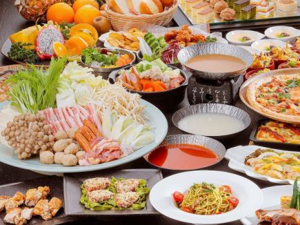 【12/6~3/1】土,日,祝日◆第4回目入場◆冬のイタリアンランチバイキング~冬グルメ集結鍋フェア