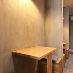 ２名様で利用できる隠れ家的なお席も☆