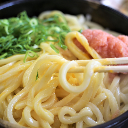 You can choose the size of udon from small to large, so it's safe for children.
