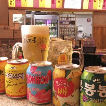 [120 minutes all-you-can-drink] All-you-can-drink 77 types including Korean sake, makgeolli, and draft beer☆★1,650 yen♪