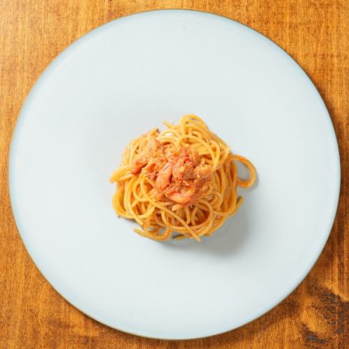 能登産ズワイ蟹の濃厚なビスクソース・スパゲッティ