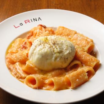 ローマが生んだ食いしん坊のパスタ　ゾッゾーナ　（+ブラッタチーズ￥800）