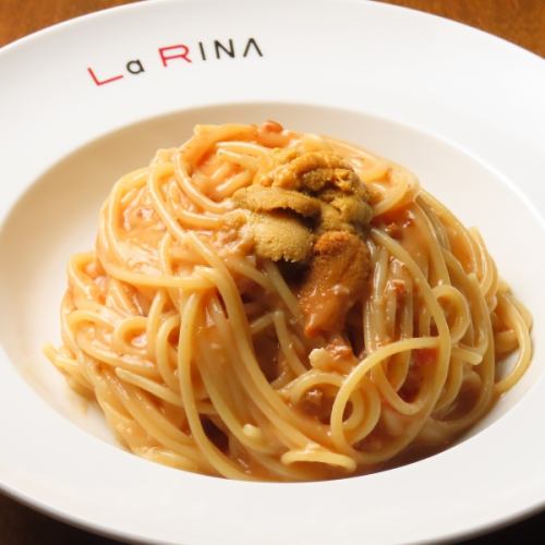 北海道ウニのクリームスパゲッティ