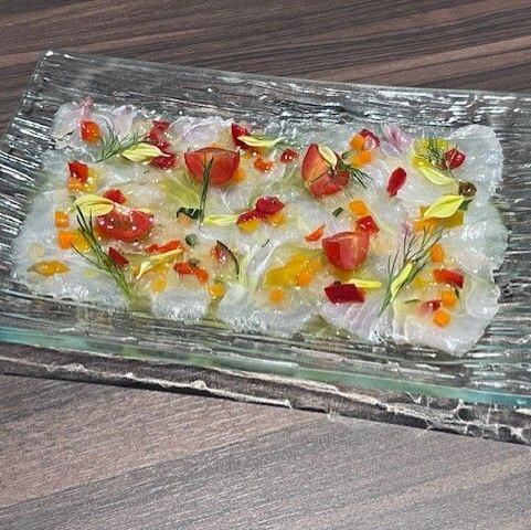 Fresh fish carpaccio