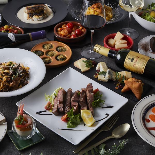 【本格フレンチで宴会】ディナーコース⇒4,400円~、飲み放題付きコース⇒6,000円~!!コースがお得です◎