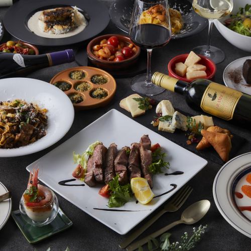 【本格フレンチで宴会】ディナーコース⇒4,400円~、飲み放題付きコース⇒6,000円~!!コースがお得です◎