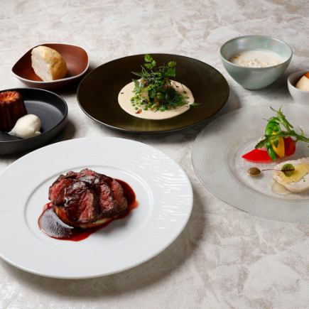 【晚餐】標準套餐!牛腩排及海鮮料理【6道菜,4,400日圓(含稅)】