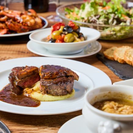 【디너】프리미엄 코스!포그라로시니&오마르 새우【6품 7,000엔(부가세 포함 7,700엔)】