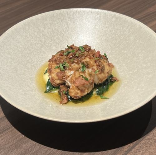 Hokkaido milt meunière with burnt butter sauce