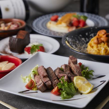 [Dinner] New standard course! Roasted Iwanaka pork and seafood dishes [6 dishes 4,400 yen (4,400 yen including tax)]