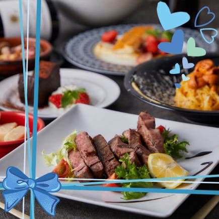 [White Day Limited] New Standard Course! Iwanaka Pork and Seafood [6 dishes for 4,400 yen (4,400 yen including tax)]