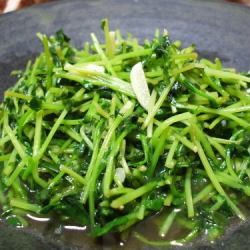 豆苗うま塩炒め
