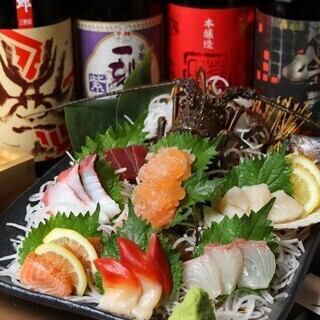 【贅沢おまかせコース】伊勢海老姿造りや和牛ステーキを味わうプラン◎飲み放題付◆8800円(税込)